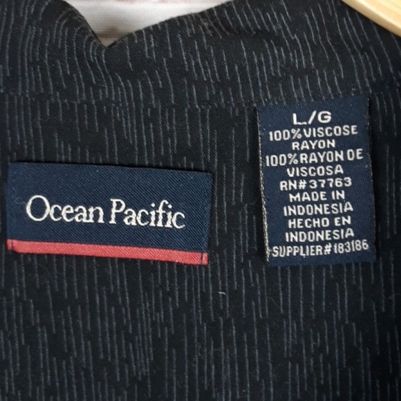 Ocean Pacific Men's Casual Button Shirt - Picture 4 of 4